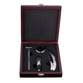 4pcs Wine set in Wooden Box G - 83