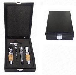 KT-3008 4pcs Wine Set in Wooden Box