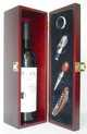 JY-2223 4pc Wine set in Wine wooden box